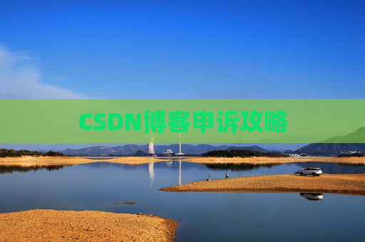 CSDN博客申诉攻略